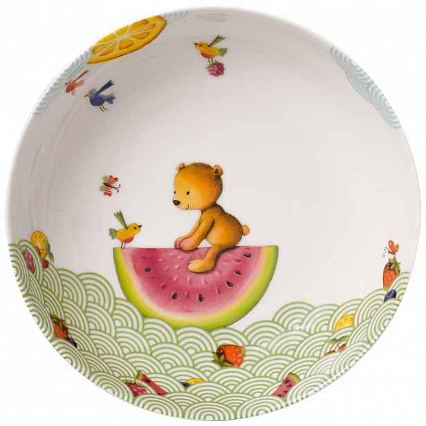 Villeroy & Boch Hungry as a Bear dětský hluboký talíř, 19,5 cm