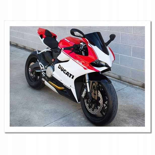 Plakáty v rámu 40x30 Červené Ducati Panigale