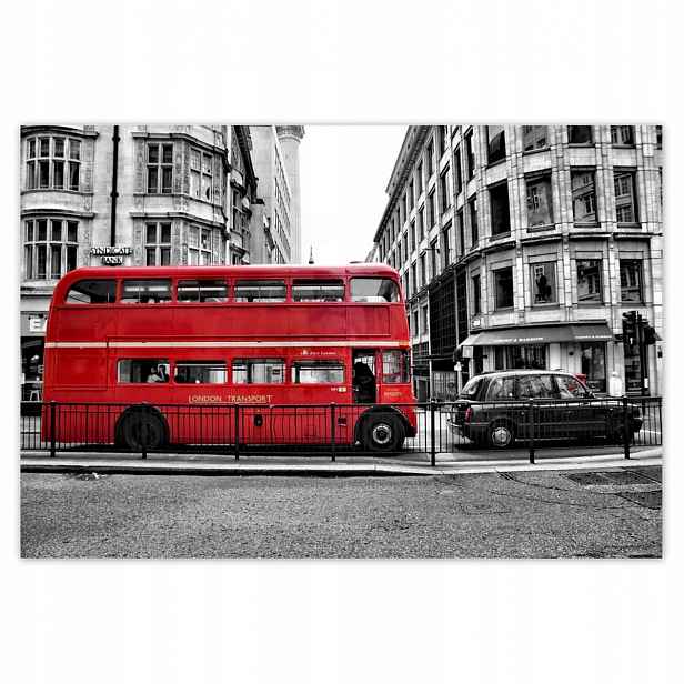 Plakáty 200x135 Červený autobus Londýn