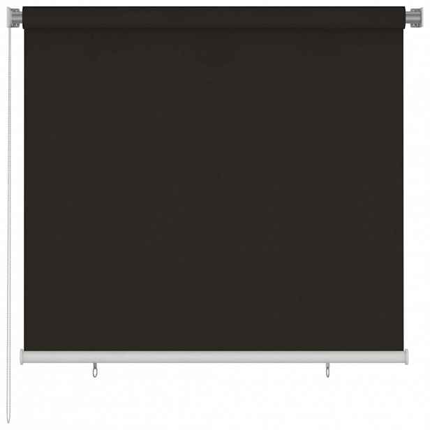 vidaXL Venkovní roleta 160 x 140 cm hnědá HDPE