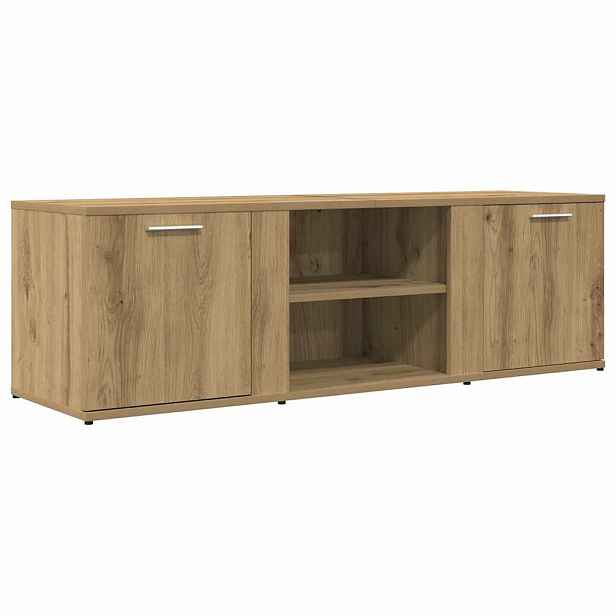 vidaXL TV skříňka dub artisan 120 x 34 x 37 cm kompozitní dřevo