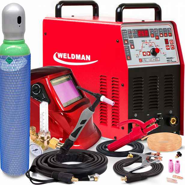Invertorová Svářečka Weldman Bravo Tig 250 Ac DC Puls Mma 230V Hf