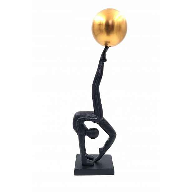 Jóga Gymnastika Dekorativní figurka Kovová 41 cm