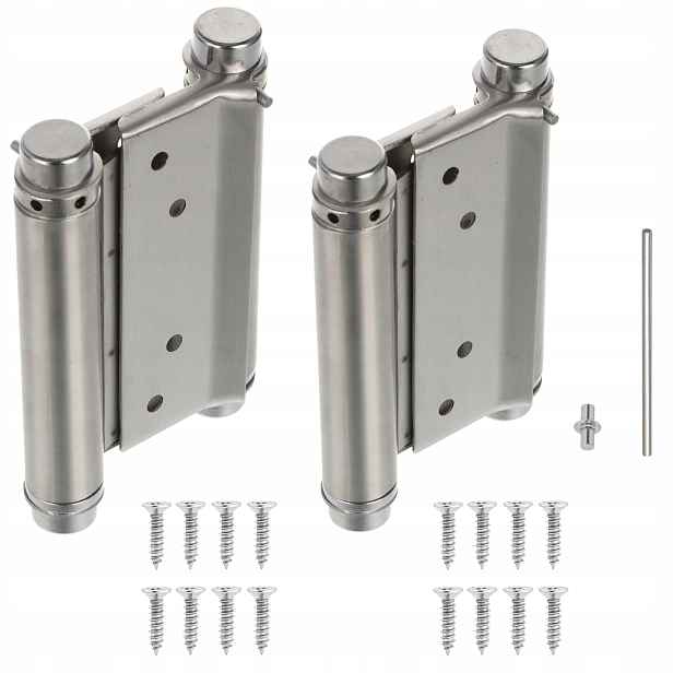 Kyvadlový závěs dveří s oboustranným otevíráním 150 mm nerezová ocel 2 ks