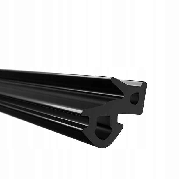 Těsnění do oken na rám Pvc okna Elastická černá Epdm Veka S-1126 100 m