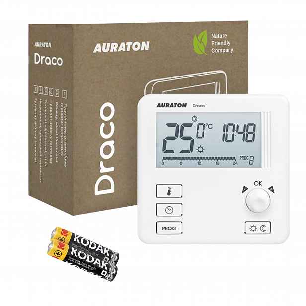 Auraton Draco Kabelový Pokojový Regulátor Panelu