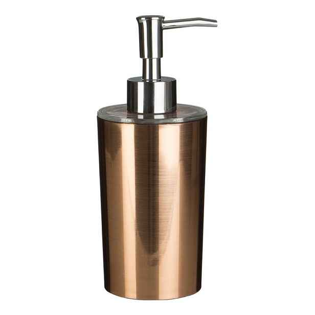 Plastový dávkovač mýdla ve zlaté barvě Shine – Premier Housewares
