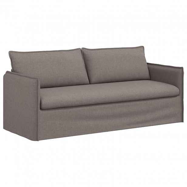 vidaXL Pohovka Taupe 196 x 82 x 85 cm textil