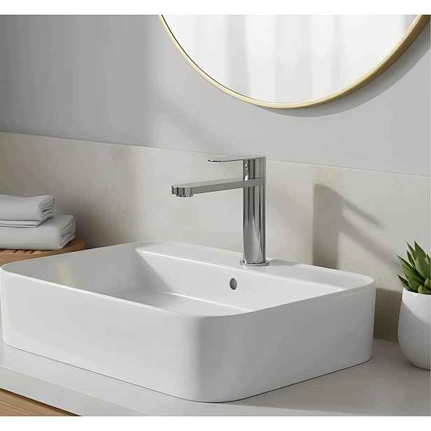 Bath Deluxe Tarnby Umyvadlová Baterie Nerezová Ocel 17,3 CM