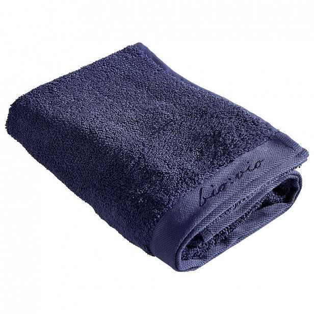 XXXLutz OSUŠKA DO SPRCHY, 70/140 cm, tmavě modrá Bio:Vio - Osušky - 004417004223