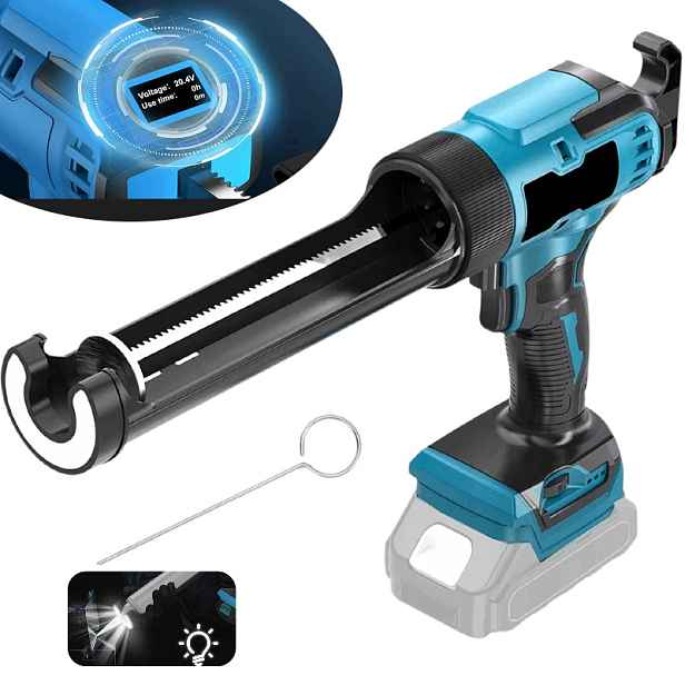 Pistole Vytlačovací Na Hmotu Silikonového Lepidla, Automatická, Pro MAKITA18V