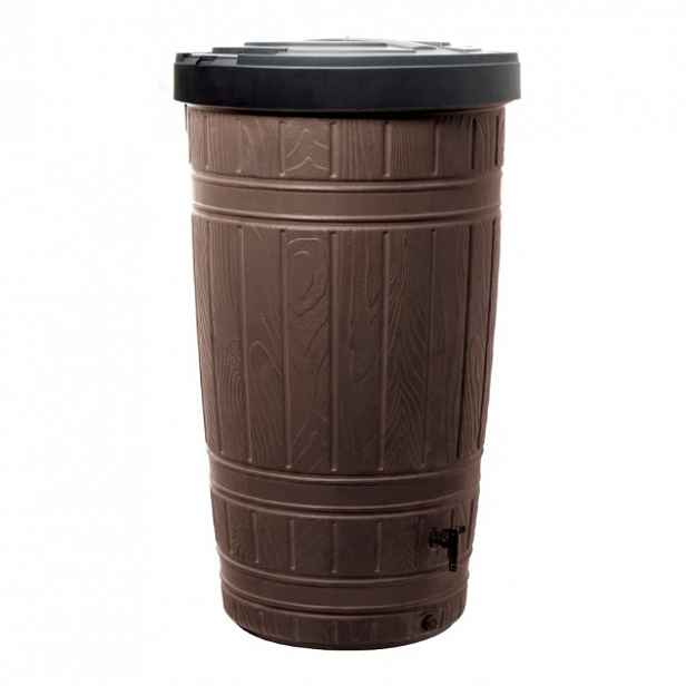 Sud na dešťovou vodu Prosperplast Woodcan 265 l, hnědý