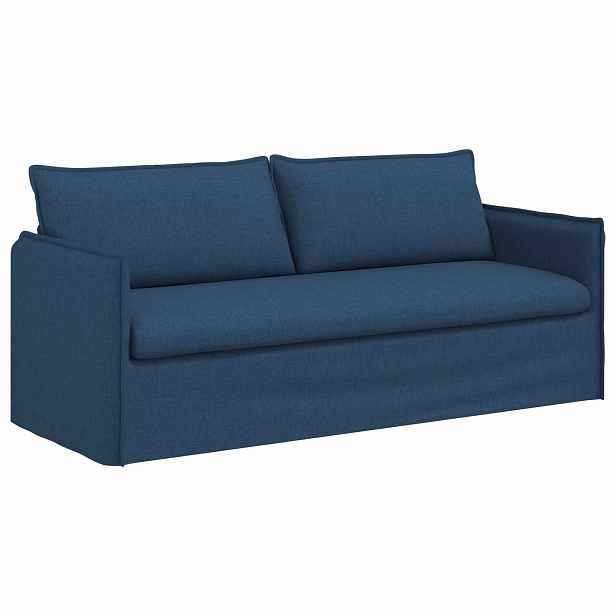 vidaXL Pohovka Modrá 196 x 82 x 85 cm textil