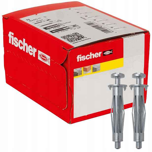 Fischer Upevnění do prázdného prostoru Hm 5x65 S s metrickým šroubem 50 Ks