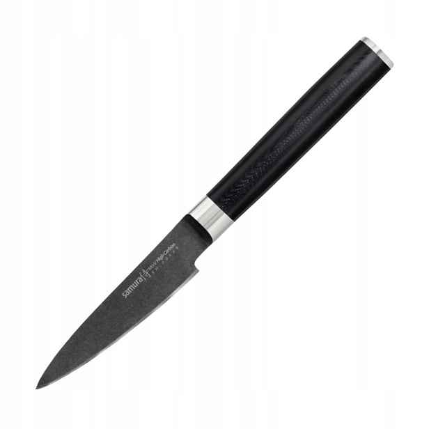 Nůž na loupání Samura Mo-V Stonewash 90 mm AUS-8 SM-0010B