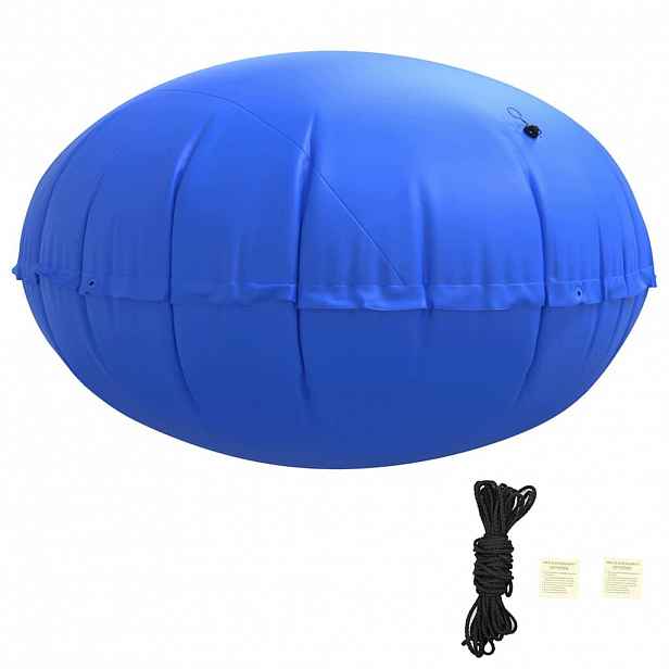 vidaXL Zimní bazénový polštář Modrá Ø 310 x 180 cm PVC