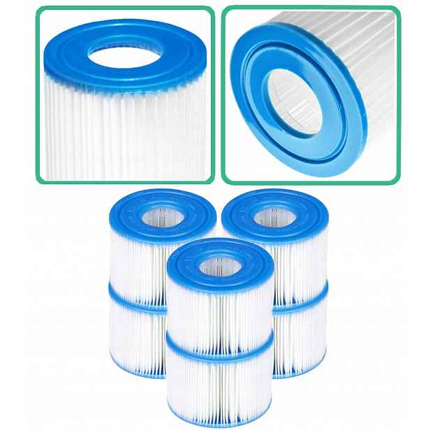 6 x Filtr Bazénového Čerpadla Jacuzzi Intex Filtrační Vložka 29001 Typ S1