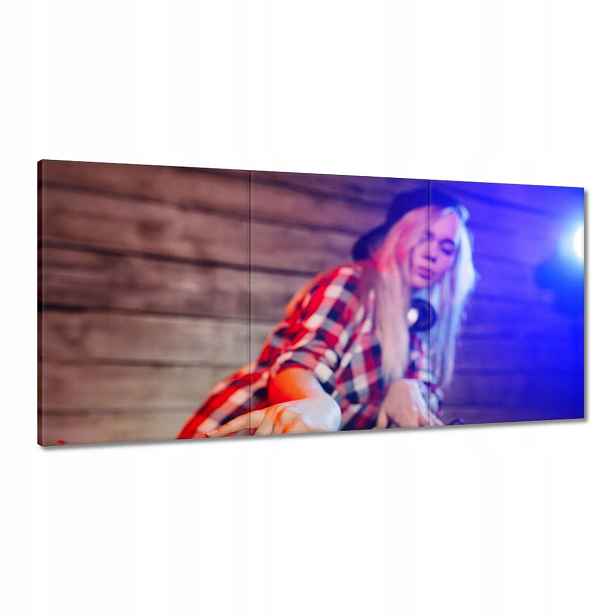 Obrazy 180x90 DJka Laska Dj Gramofon