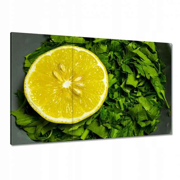 Obrazy 120x80 Surová s citronem