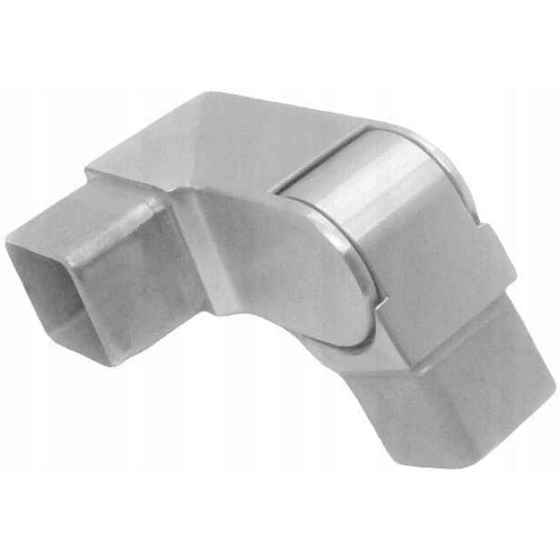 Kloubový Roh 0°-70°, Levý, Pro Profil 40x40 x 2 mm, Brusný Nerez