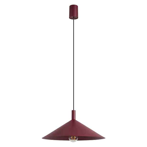 Moderní závěsná stropní kovová lampa burgundská Nox 40 SL.2543 Sollux