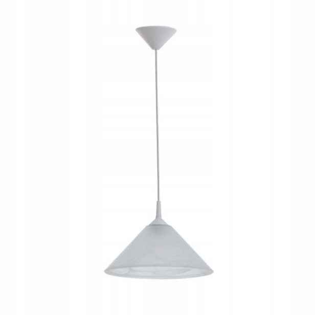 Závěsná lampa skleněná Ø30 cm, šedá, E27 15W Čínský – Alfa