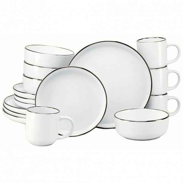 Creatable KOMBINOVANÁ SOUPRAVA Nordic Festive Weiss 16dílné