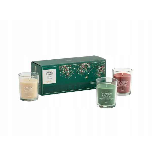 Dárková sada 3 svíček Tumbler Christmas Yankee Candle