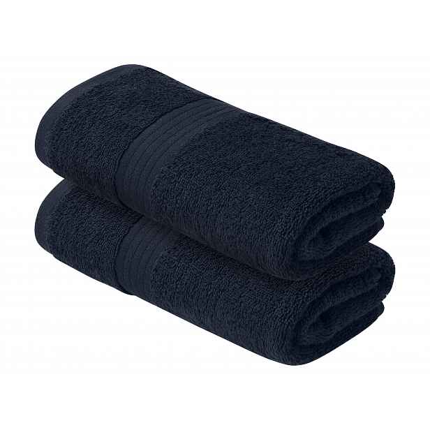 Livarno® Froté ručník, 50 x 100 cm, 500 g/m2, 2 kusy (modrá)