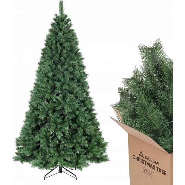 Salcar umělý vánoční stromek, 210 cm,