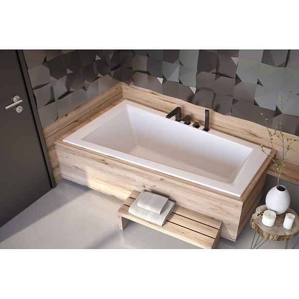 BESCO Olsen Spa  Intima VANINTI15SLIML - Asymetrická vana INTIMA SLIM