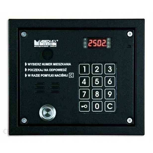 Laskomex CP-2503TP černý Audio panel s čtečkou klíčů „Dallas“