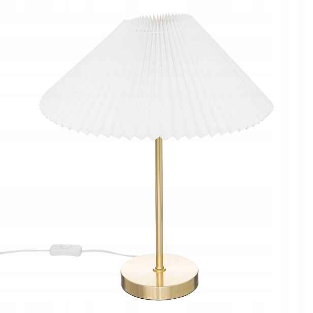 Stolní lampa Jiling origami s plisovaným stínidlem, Ø 37 cm