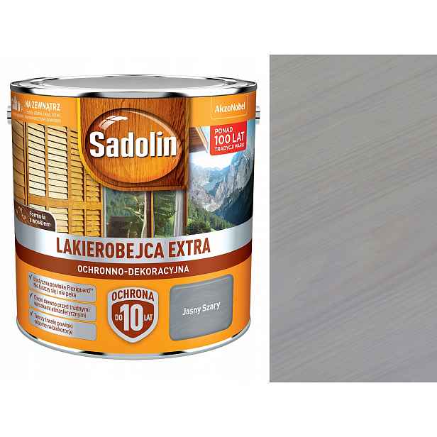 Sadolin Lakovna na dřevo Extra Světle šedá 5L