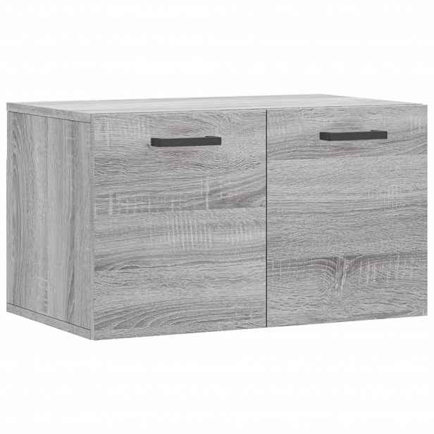 vidaXL Nástěnná skříňka šedá sonoma 60 x 36,5 x 35 cm kompozitní dřevo