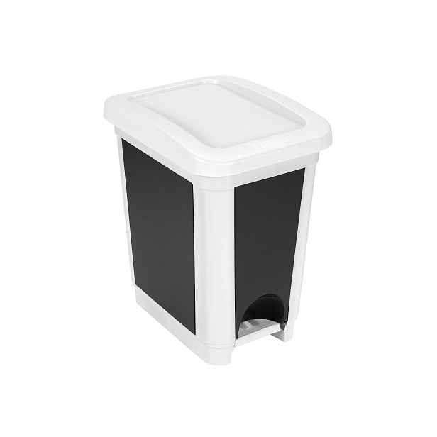 Plastový nášlapný odpadkový koš HEIDRUN 20l.
