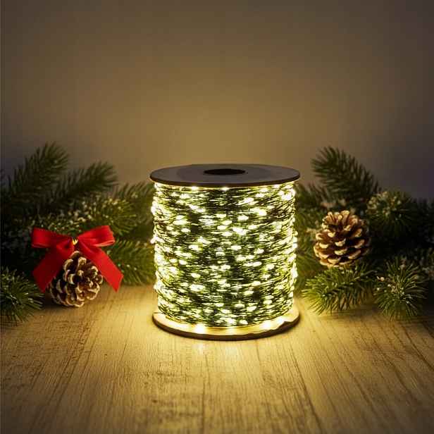 Vánoční Osvětlení Na Stromeček 1000 Led, délka Až 100 m, S ovladačem, drátková, na špulce, Usb Bc