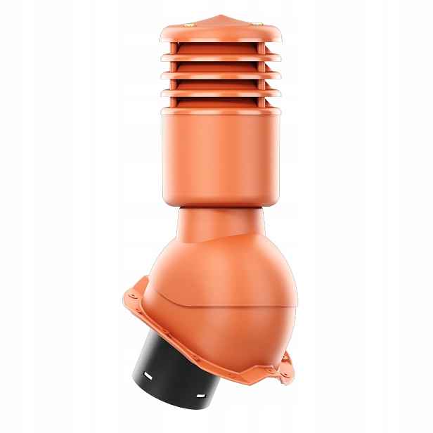 Větrací komín Smartline profil T18 fi 125 mm, zateplený cihlovou barvou