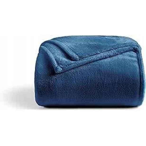 Deka Ce polyester 220 cm x 240 cm modrá