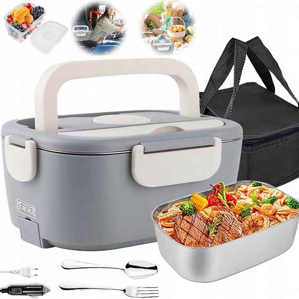 Elektrický Vyhřívaný Obědový Box, Přenosná Nádoba Na Jídlo, Oběd, 1.5 L