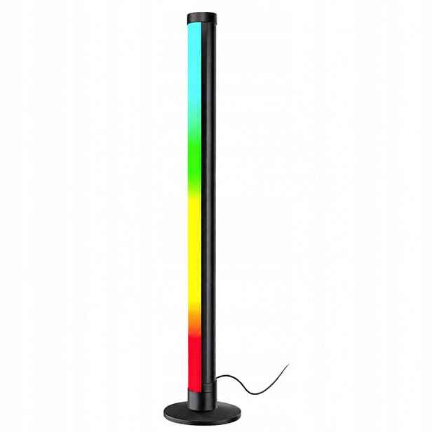 Podlahová Led Rohová Stojací Lampa Rgb S Hudebním Režimem 90 CM Dálkový Ovladač