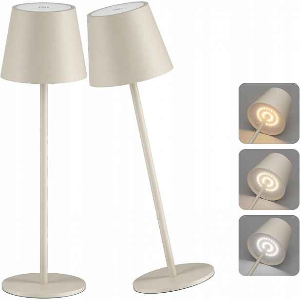Stolní Led lampy Bezdrátové Sada 2ks Akumulátor 6000 mAh IP54 Aipsun