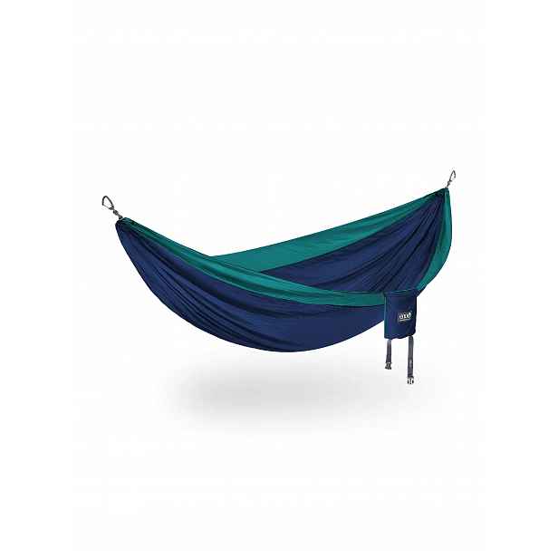 Turistická houpací síť Eno DoubleNest Hammock navy/seafoam