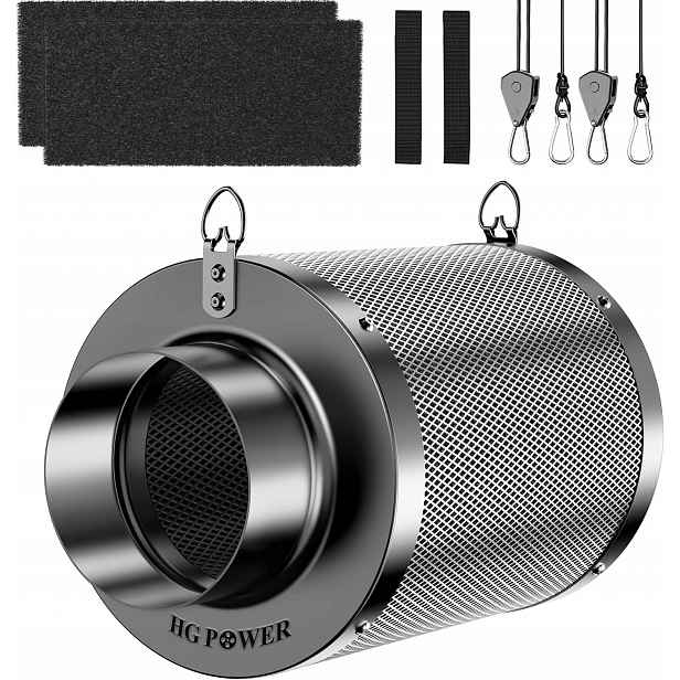 Uhlíkový filtr Hg Power 4 palce 100 * 200 mm