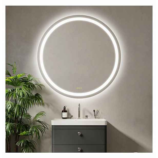 Zrcadlo s Led osvětlením, kulaté, 60 cm, antipar