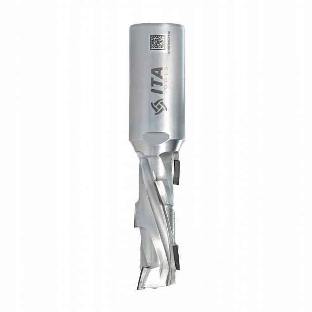 Ita Tools diamantová fréza Z1+1 D20 I55 L113 S25 mm 3 spirály pouzdro Ocel