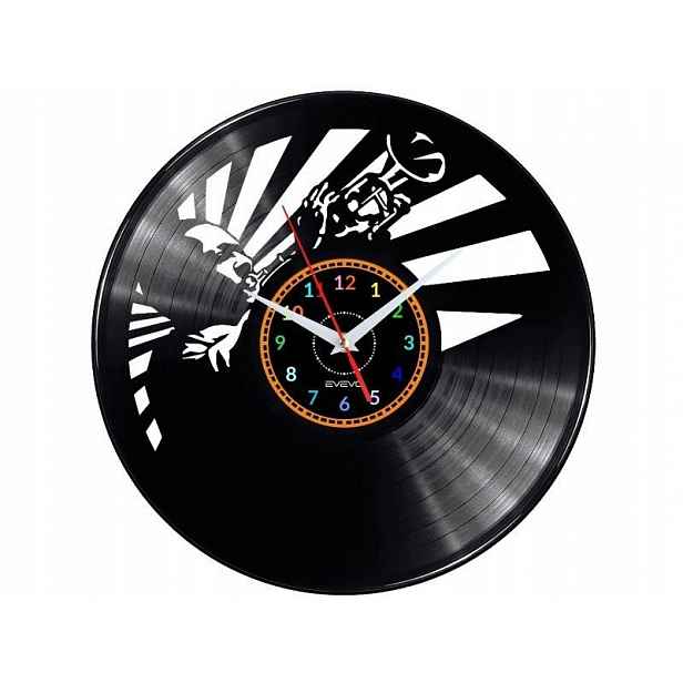 Louis Armstrong Nápad na Dárek Nástěnná Dekorace z vinylové desky