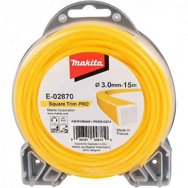 Makita - Náhradní struna 3,0 mm, délka 15 m E-02870