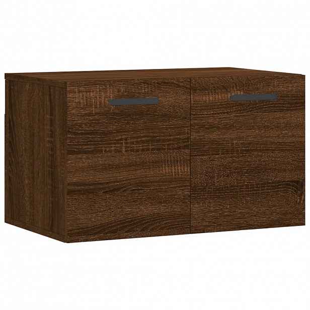 vidaXL Nástěnná skříňka hnědý dub 60 x 36,5 x 35 cm kompozitní dřevo