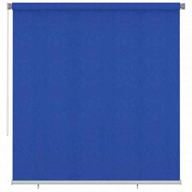 vidaXL Venkovní roleta 220 x 230 cm modrá HDPE